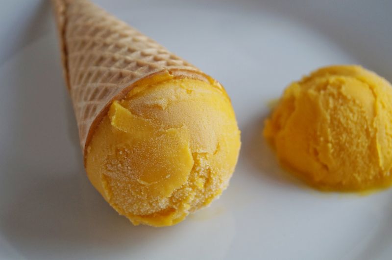 Słoneczny sorbet z mango Słoneczny sorbet z mango