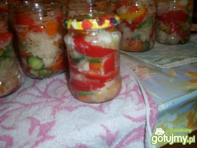 Smaczna sałata na zimę.