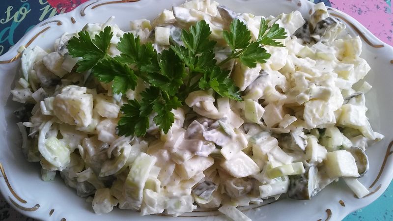 Smaczna sałatka do obiadu Smaczna sałatka do obiadu