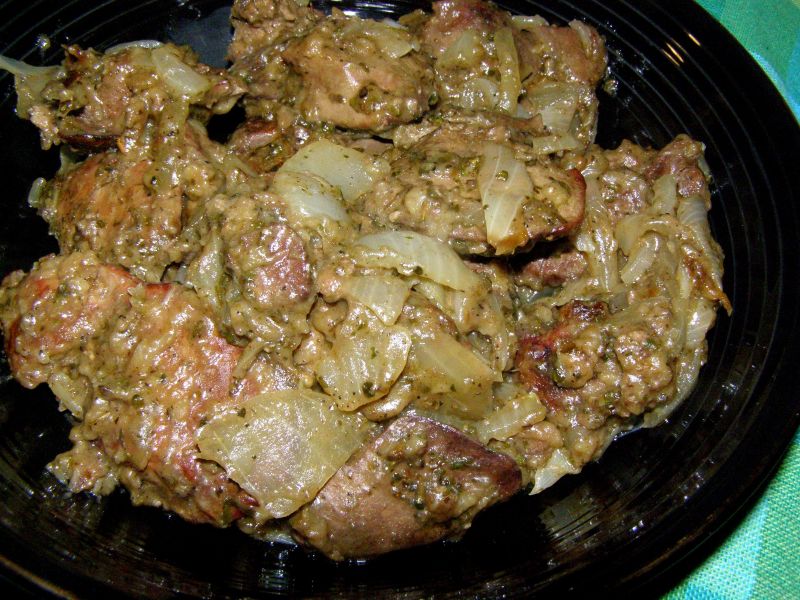 Smaczna wątróbka z kurczaka