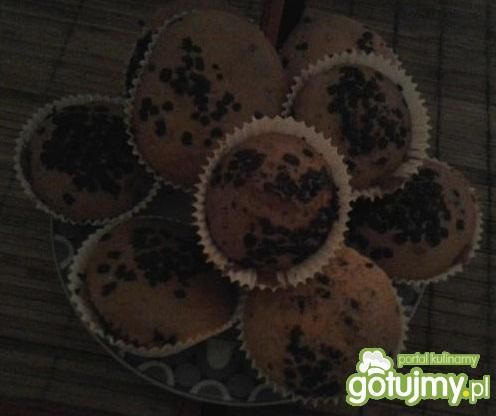 Smaczne babeczki z płatkami czekolady