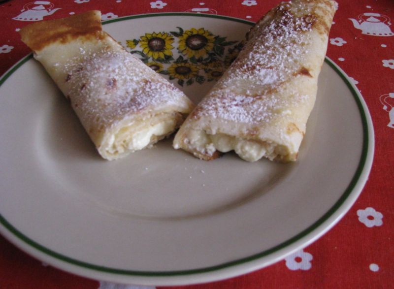 Smaczne naleśniki z serem Smaczne naleśniki z serem