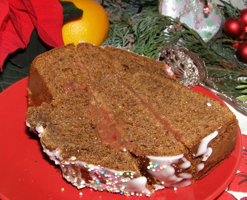 Smaczny,łatwy piernik z dżemem