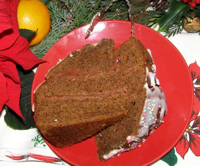 Smaczny,łatwy piernik z dżemem