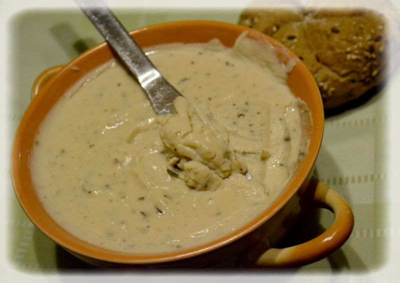 Pasta z białej fasoli