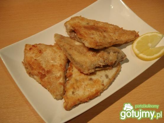 Smażona flądra. Smażona flądra.
