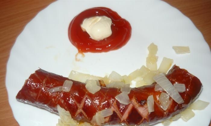 Smażona kiełbaska 
