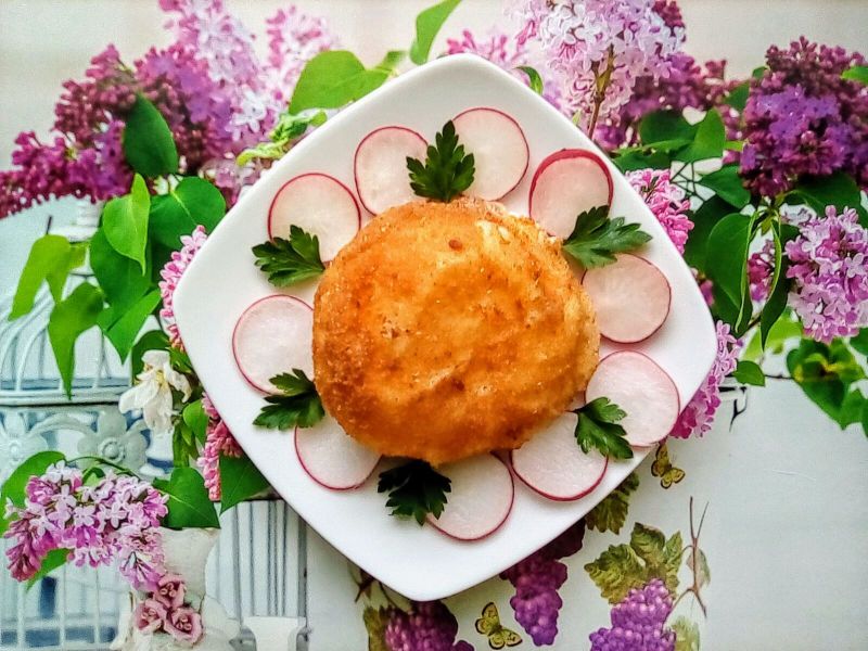 Smażona mozzarella Smażona mozzarella