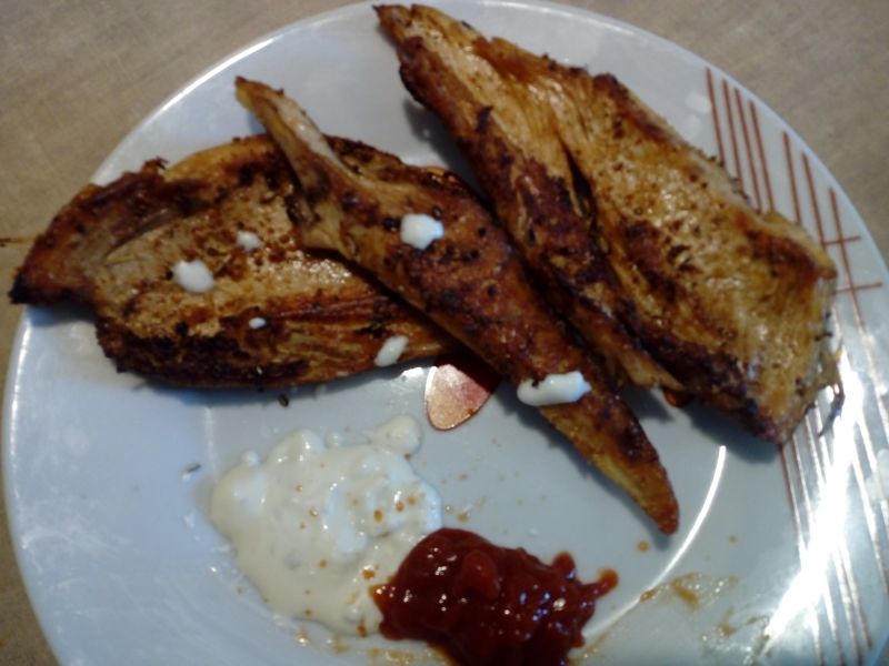 Smażona pierś koguta Smażona pierś koguta