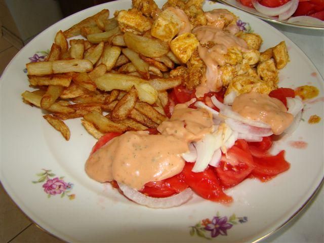 smażona pierś z kurczaka