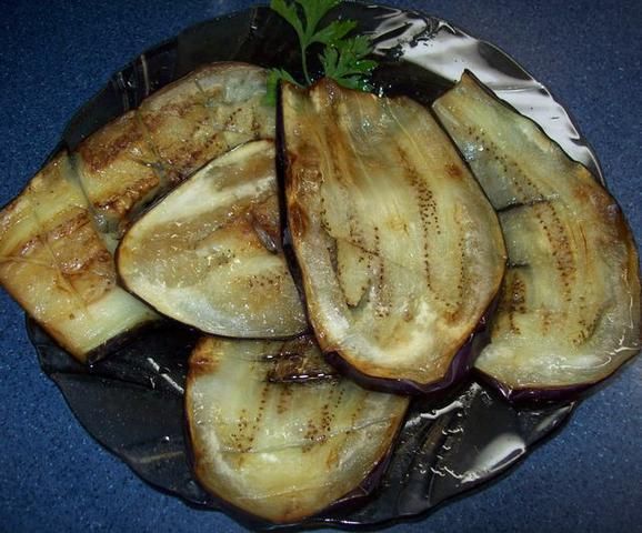 Smażone bakłażany