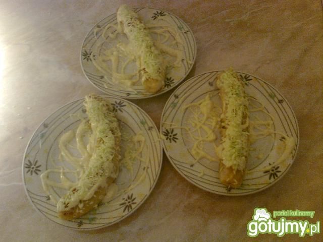 Smażone banany w polewie czekoladowej Smażone banany w polewie czekoladowej