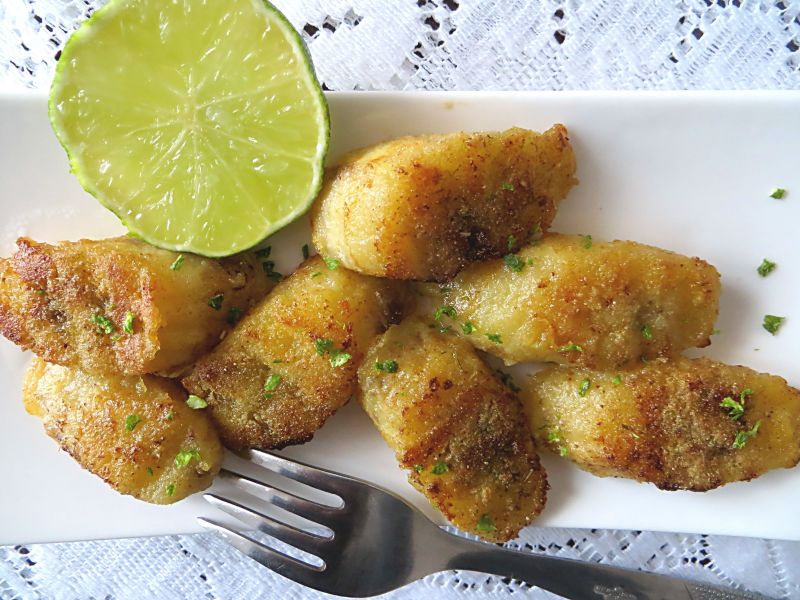 Smażone banany z pieprzem i trawą cytrynową Smażone banany z pieprzem i trawą cytrynową