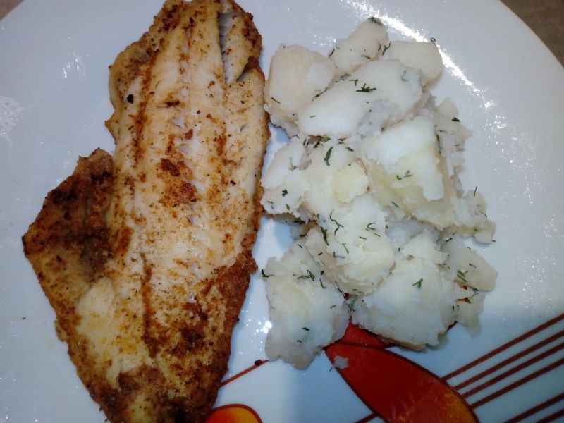 Smażone filety z dorsza czarnego Smażone filety z dorsza czarnego