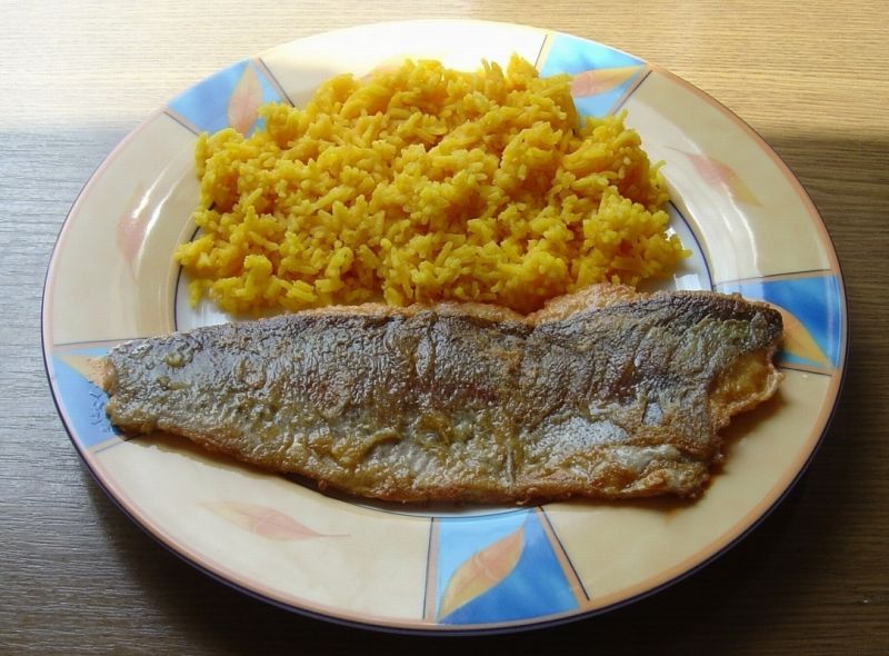 Smażone filety z pstrąga   Smażone filety z pstrąga