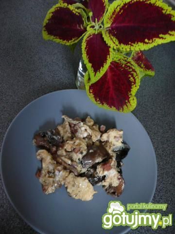 Smażone grzybki z jajkiem wg Elfi