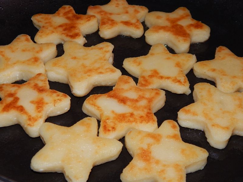 Smażone gwiazdki bananowe Smażone gwiazdki bananowe