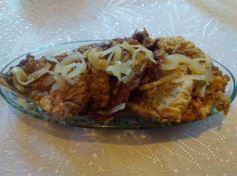 Smażone kanie w zalewie octowej