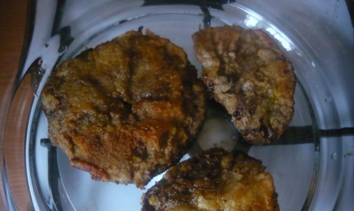 Smażone kapelusze kani 