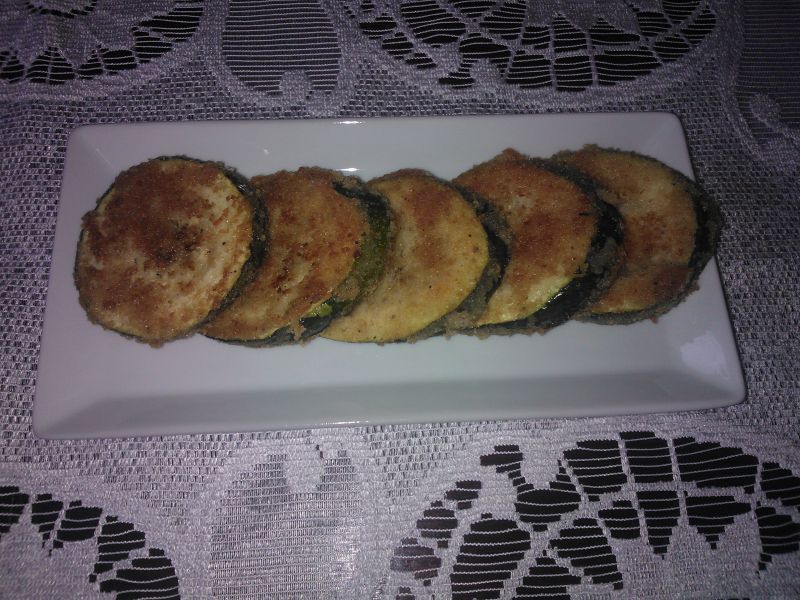 Smażone krążki cukinii