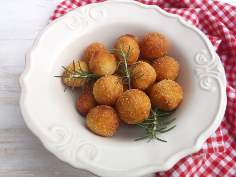 Smażone kulki z ziemniaków Smażone kulki z ziemniaków