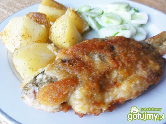 Smażone leszcze i karasie