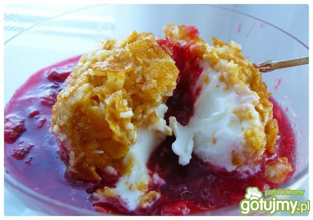 Smażone lody w chrupiącym cieście Smażone lody w chrupiącym cieście