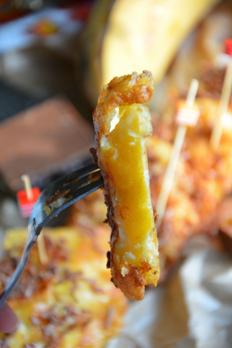 Smażone plantany w cieście serowym Smażone plantany w cieście serowym