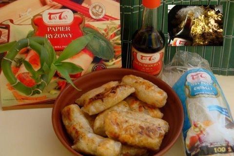 Smażone sajgonki z kurczakiem