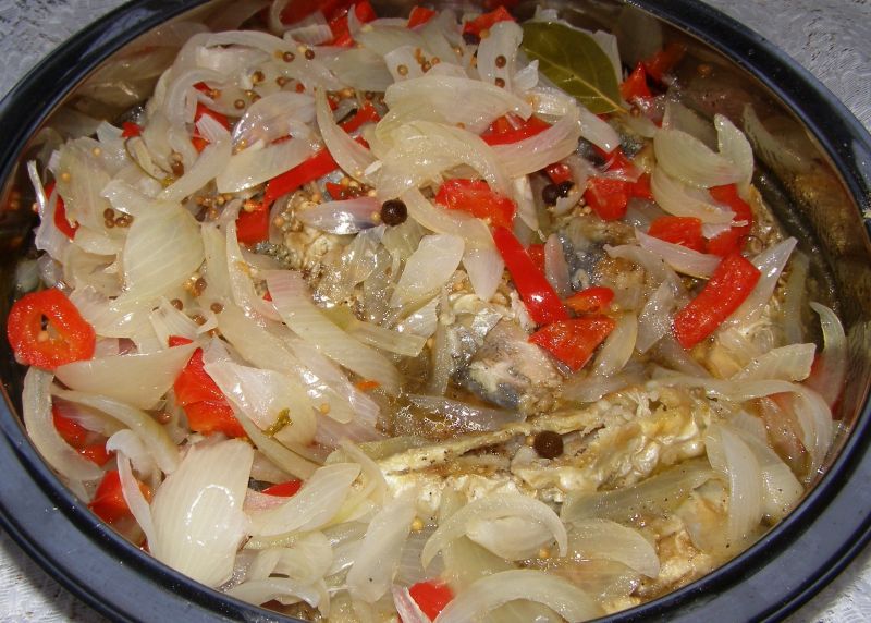 Smażone śledzie w paprykowej zalewie