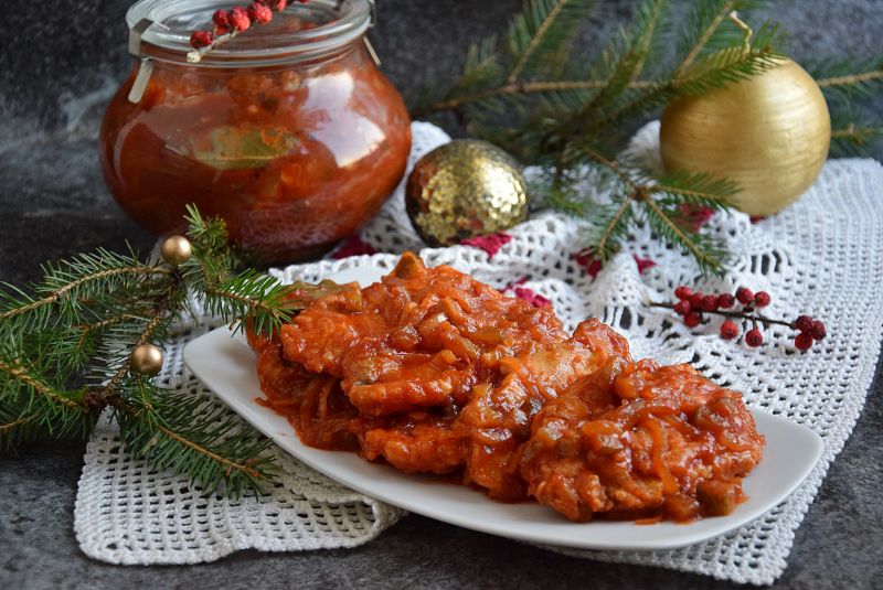 Smażone śledzie w zalewie słodko-kwaśnej