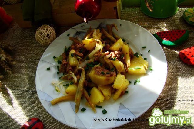 Smażone ziemniaczki z tuńczykiem 