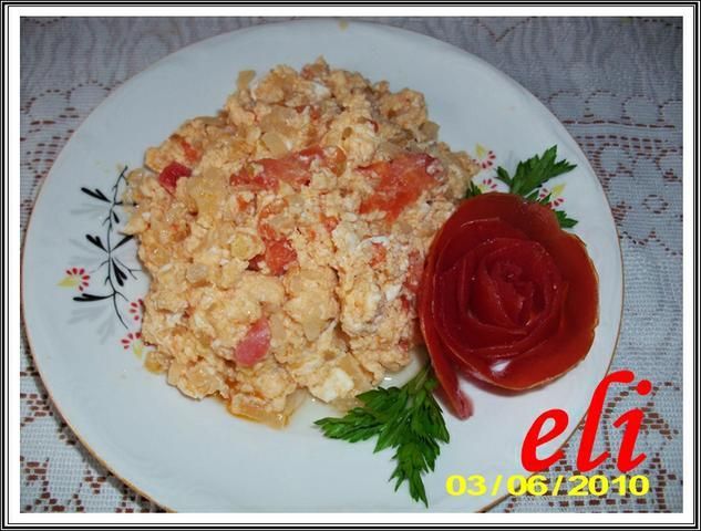 Smażonka Eli z pomidorami Smażonka Eli z pomidorami