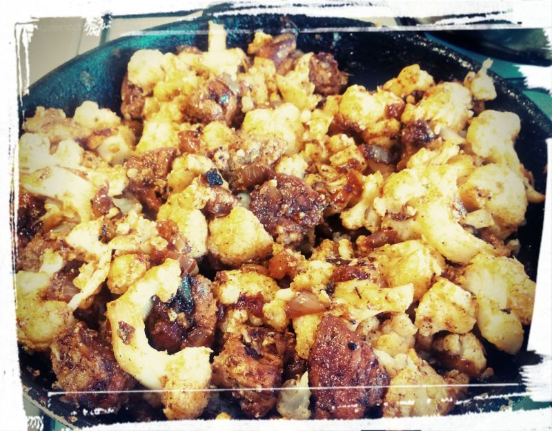 Smażonka z kalafiorem