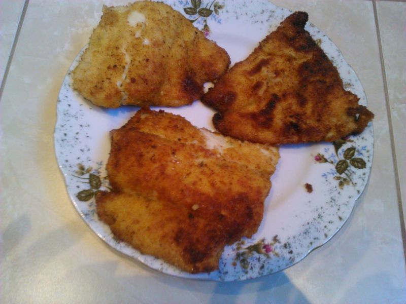 Smażony dorsz panierowany