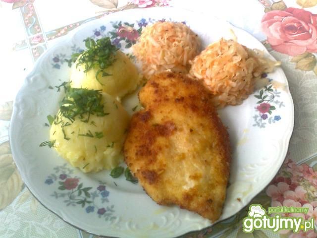 Smażony filet z ziemniakami