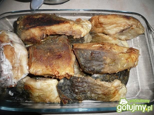 Smazony i pieczony karp