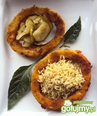 Smażony kabaczek w panierce
