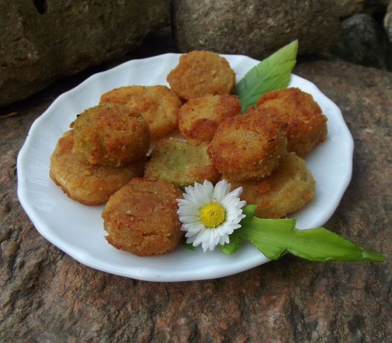 Smażony por w cieście piwnym