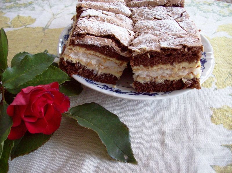 Smażony sernik z kokosem Smażony sernik z kokosem