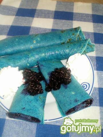 Smerfne naleśniki Smerfne naleśniki