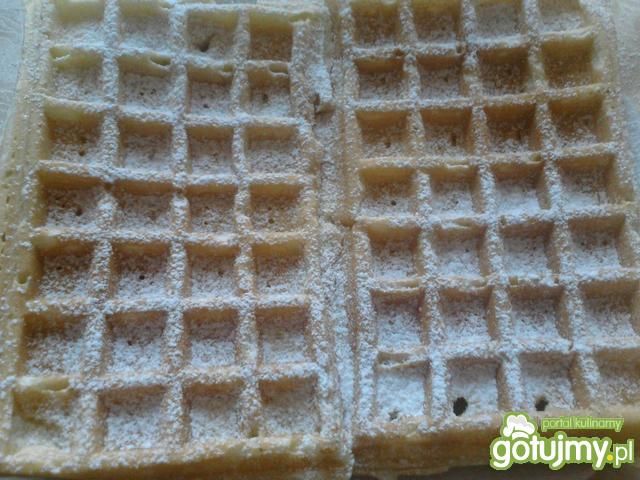 Śmietankowe gofry