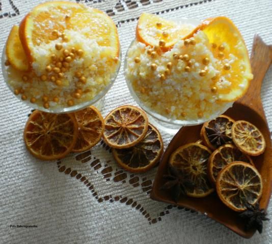 Śmietankowo-pomarańczowa granita wg Buni