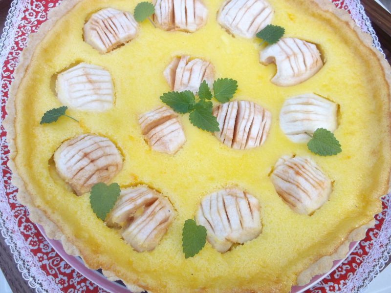 Śmietankowo - waniliowa tarta z jabłkami Śmietankowo - waniliowa tarta z jabłkami
