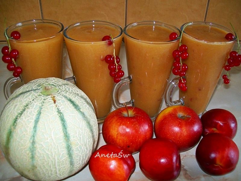 Smoothie kantalupa-nektarynka
