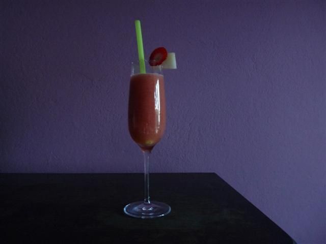 Smoothie melon + truskawka