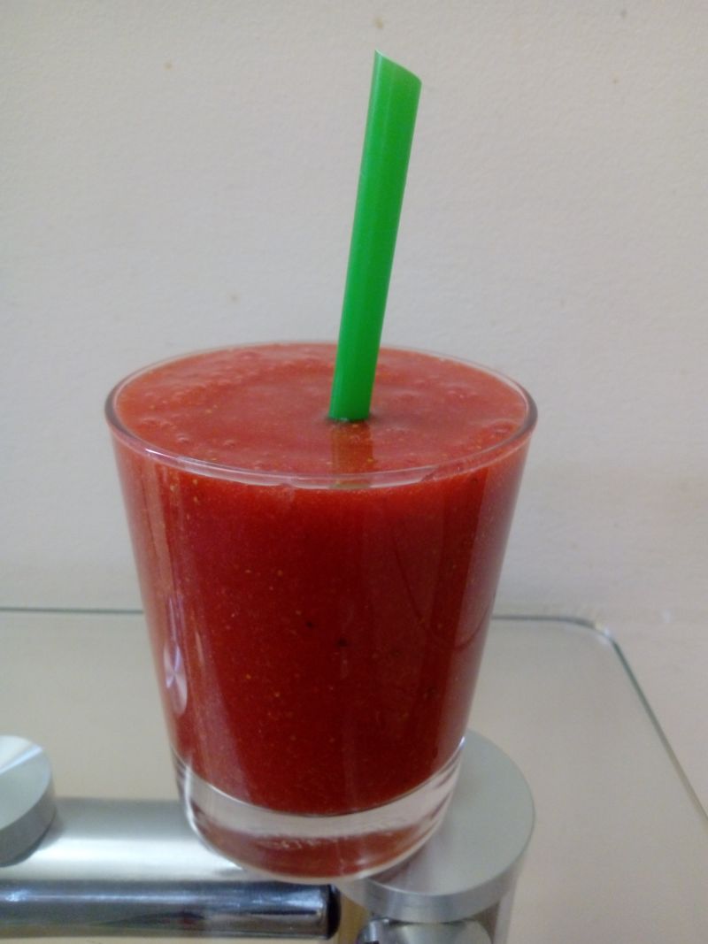 Smoothie truskawkowo - arbuzowe