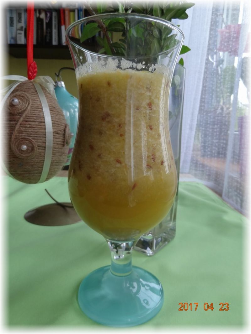 Smoothie z siemieniem lnianym