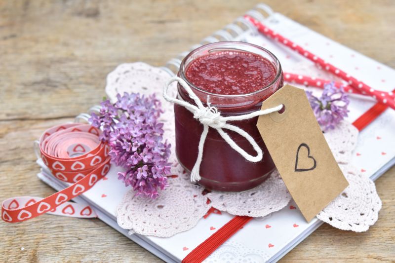 Smothie jagodowe na mleku migdałowym