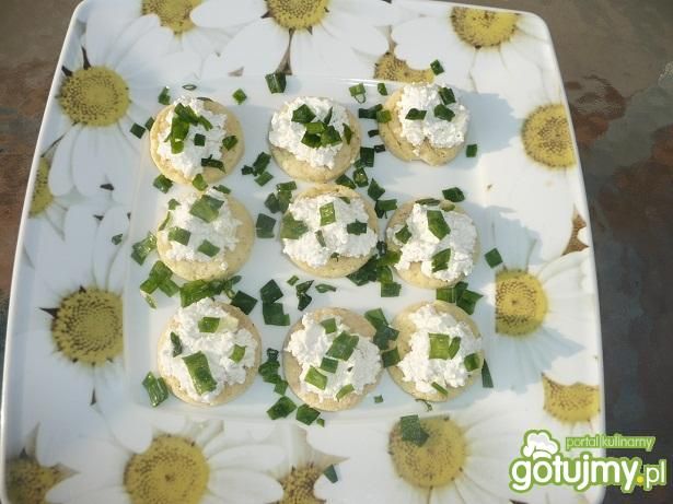 Snacki ryżowe z twarogiem Snacki ryżowe z twarogiem